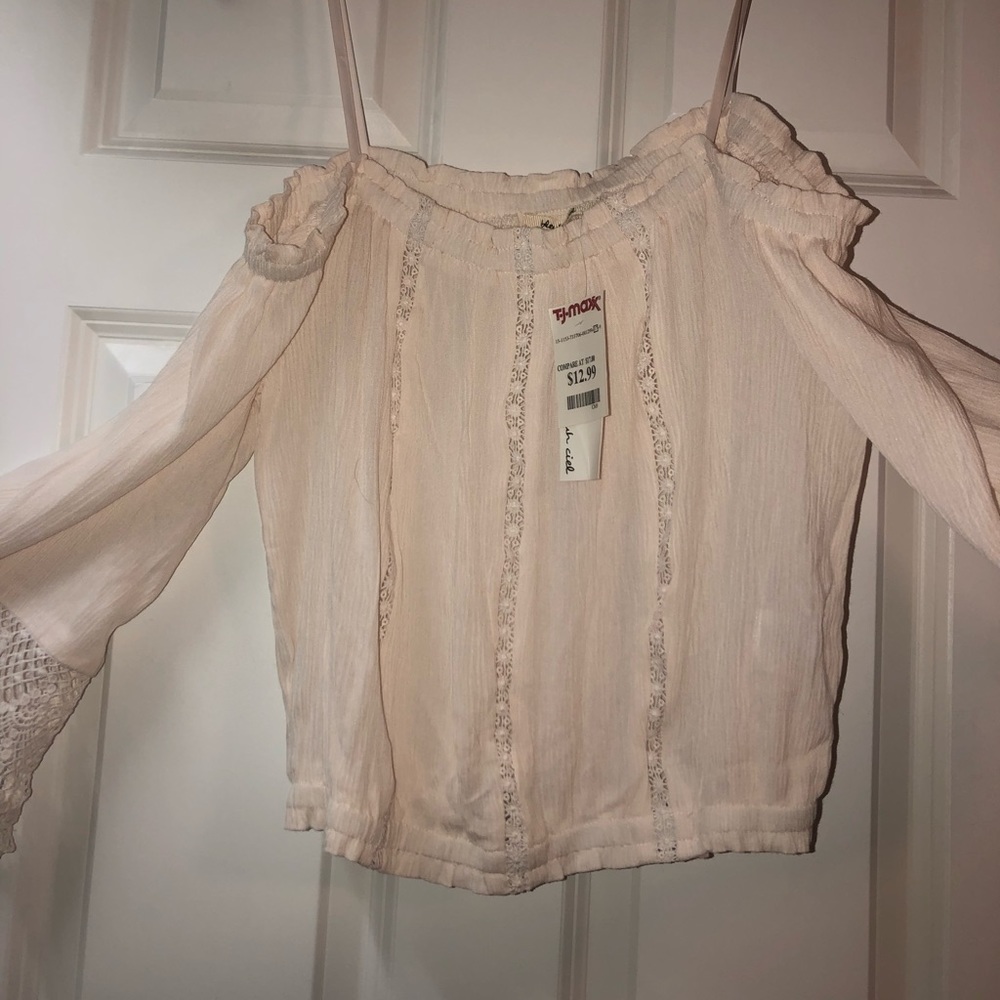 TJ Maxx off the shoulder shirt